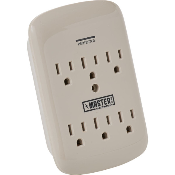 Do it Best 6-Outlet 15A Gray Surge Tap LA-9A-2 509892