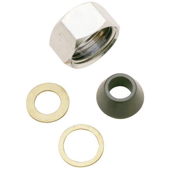 Do it Best 1/2 In. x 7/16 In. Slip-Joint Nut Set DIB810-25