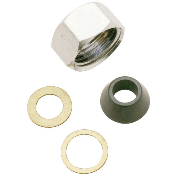 Do it Best 1/2 In. x 7/16 In. Slip-Joint Nut Set DIB810-25