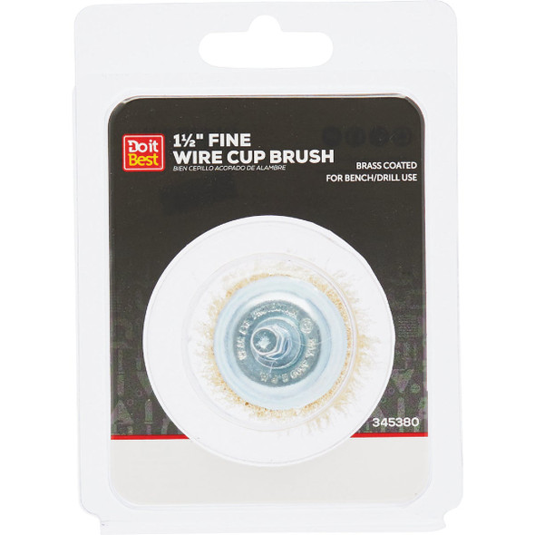 Do it Best 1-1/2 In. Fine Drill-Mounted Wire Brush 660 040-9029