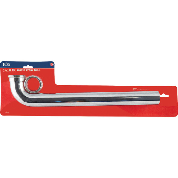 Do it Best 1-1/2 In. x 15 In. Chrome Plated Waste Arm