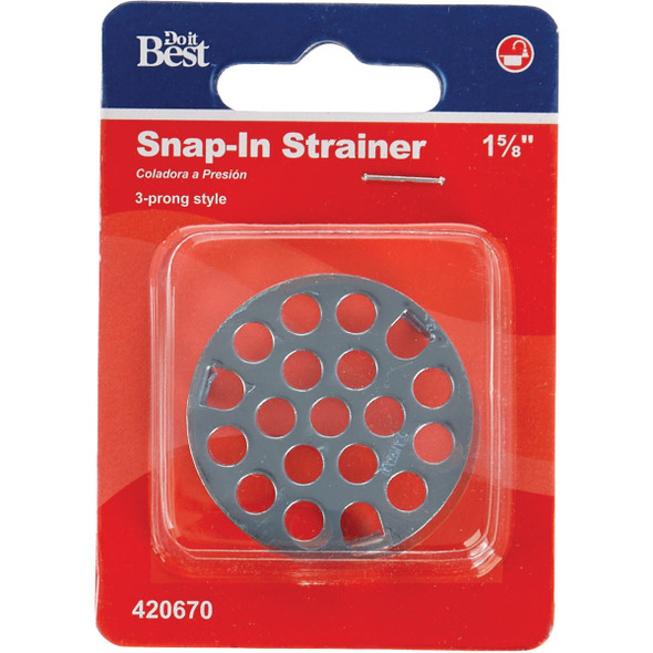 Do it 1-5/8 In. Stainless Steel Tub Drain Strainer Do it 1-5/8 In. Stainless Steel Tub Drain Strainer