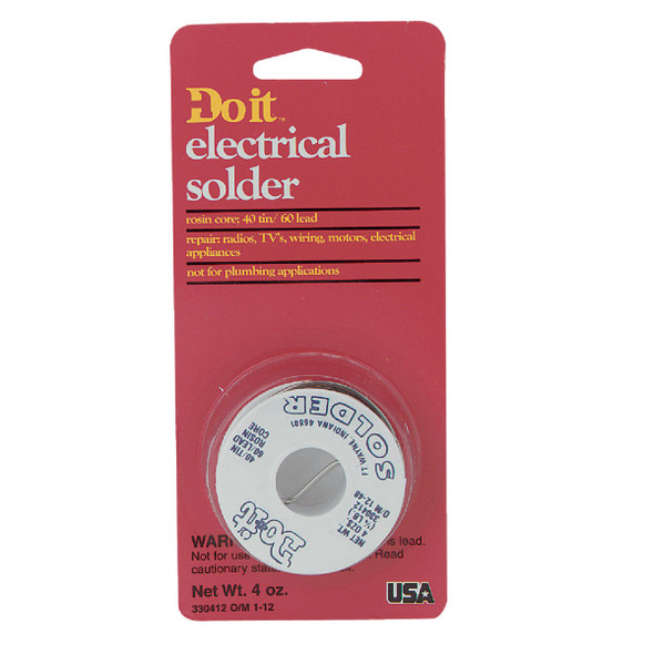 Do it 1/4 Lb. Rosin 40% Tin, 60% Lead Solder 53039