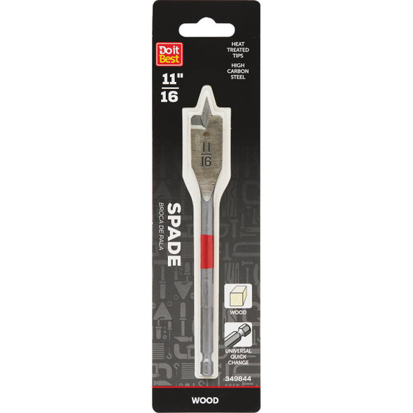Do it Best 11/16 In. x 6-1/4 In. Spade Bit QJDIB-SB-008