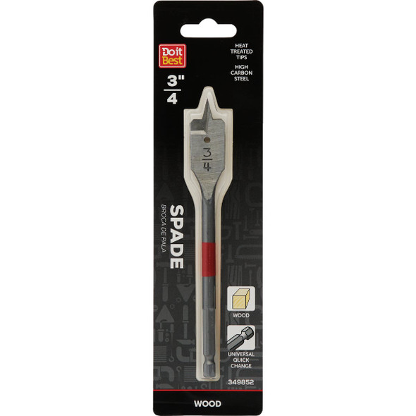 Do it Best 3/4 In. x 6-1/4 In. Spade Bit QJDIB-SB-009