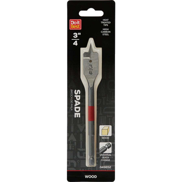 Do it Best 3/4 In. x 6-1/4 In. Spade Bit QJDIB-SB-009
