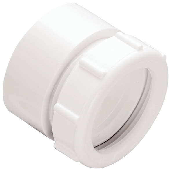 Do it Best 1-1/2 In. White PVC Marvel Connector DIB999W