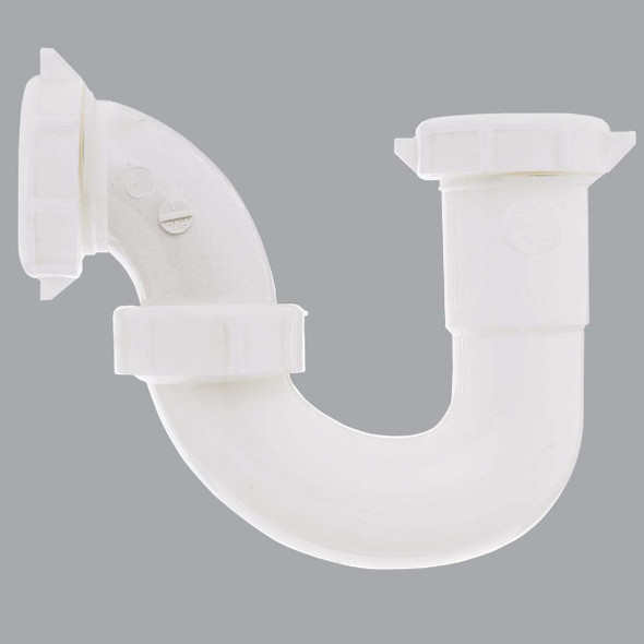 Do it Best 1-1/2 In. White Polypropylene Sink Trap with Reducer Washer DIB20960