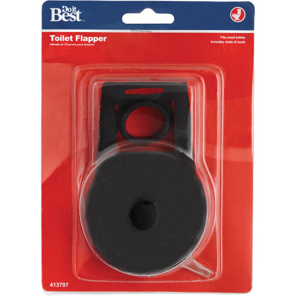 Do it Best Black Rubber Top Seal Tank Ball DIB836-46 413797