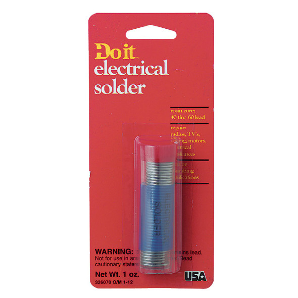 Do it 1 oz. Rosin 40% Tin, 60% Lead Solder 53035
