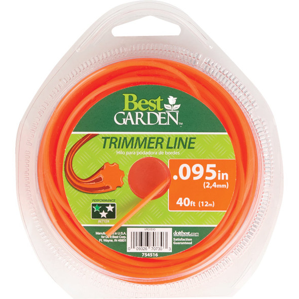 Best Garden 0.095 In. x 40 Ft. Universal Geared Trimmer Line 16250