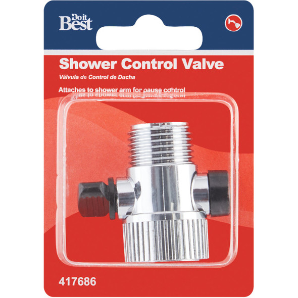 Do it 1/2 In. Chrome Shower Head Flow Control Do it 1/2 In. Chrome Shower Head Flow Control
