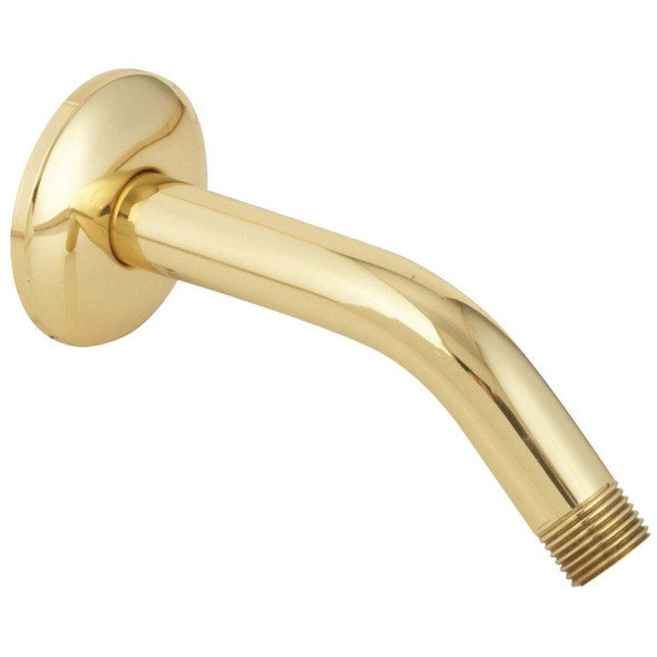 Do it 6 In. Polished Brass Shower and Flange 441937