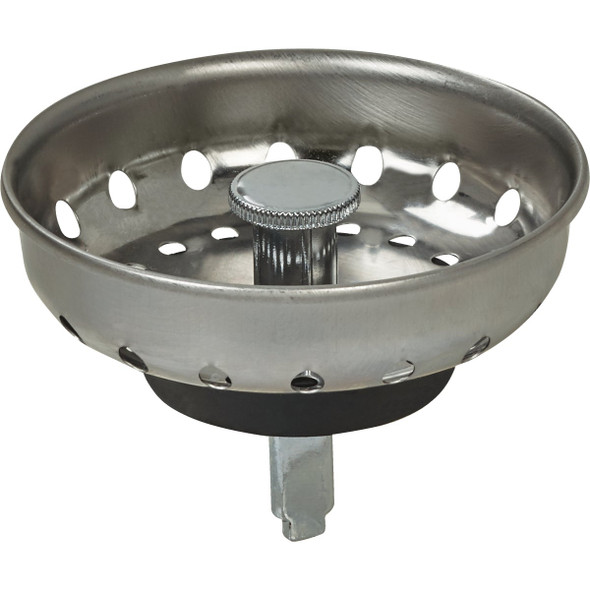 Do it 3-1/2 In. Stainless Steel Basket Strainer Stopper 405000