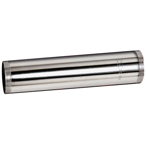 Do it Best 1-1/4 In. x 6 In. Chrome Plated 20 GaugeThreaded Tube DIB20210