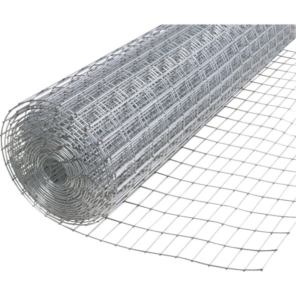 Agway Utility 36 In. H. x 25 Ft. L. (1x2) Galvanized Welded Wire Fence 309227AG