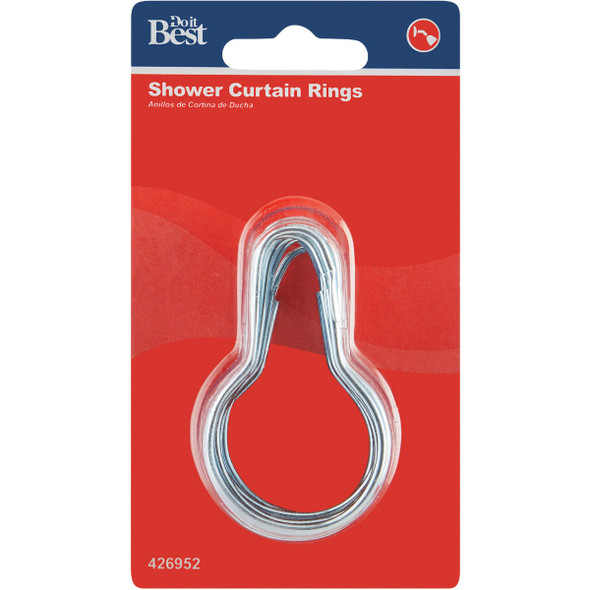 Do it Chrome Shower Curtain Ring (12 Count) 426952 426952