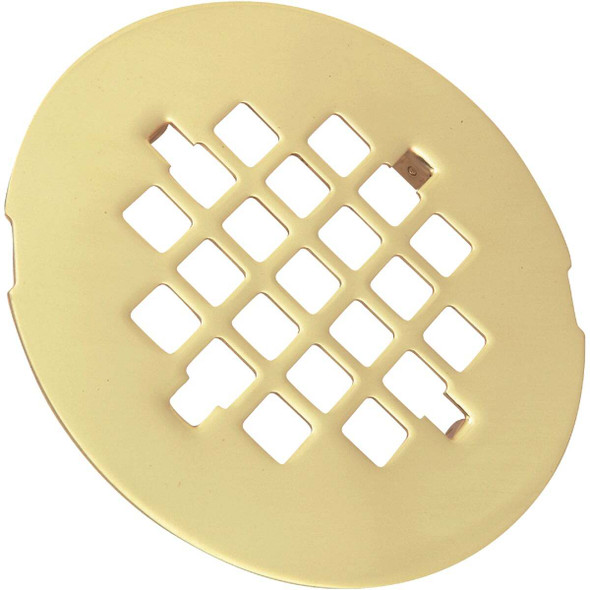 Do it 4-1/4 In. Polished Brass Snap-In Shower Drain Strainer 456144