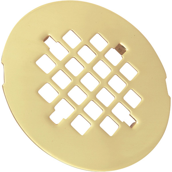 Do it 4-1/4 In. Polished Brass Snap-In Shower Drain Strainer 456144