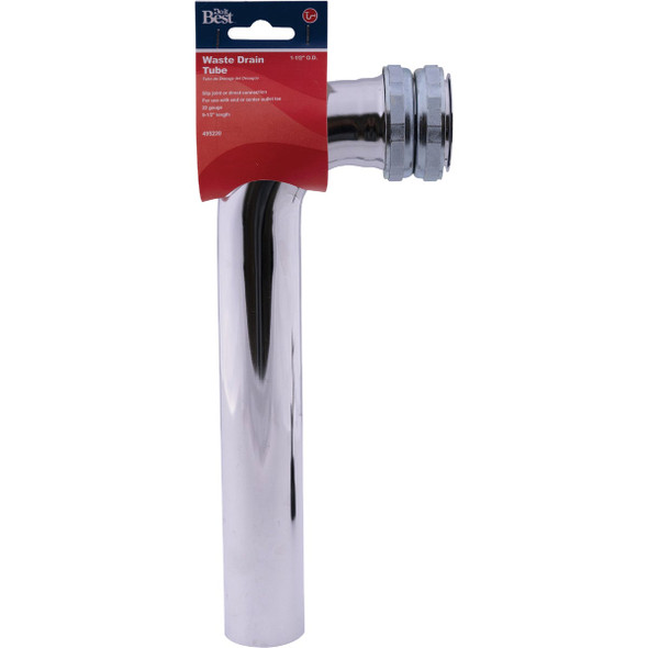 Do it Best 1-1/2 In. x 9-1/2 In. Chrome Plated Waste Arm DIB20233