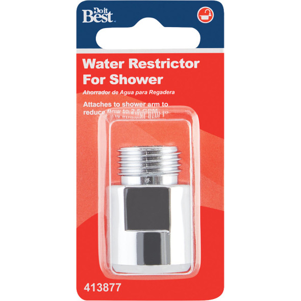 Do it Chrome 1/2 In. Water Saver Automatic Shower Flow Control Do it Chrome 1/2 In. Water Saver Automatic Shower Flow Control