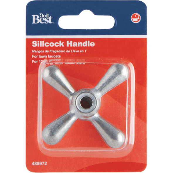 Do it Best Sillcock Tee Handle for 16 Broach Splined Stem Do it Best Sillcock Tee Handle for 16 Broach Splined Stem