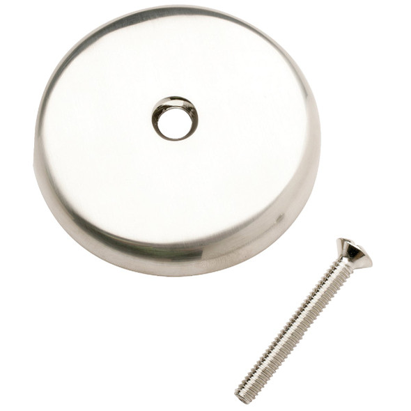 Do it Best One-Hole Brushed Nickel Bath Drain Face Plate 820-10DBN