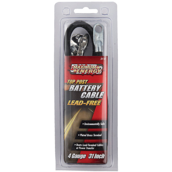 Road Power 31 In. 4 Gauge Top Post Battery Cable 31-4 574937