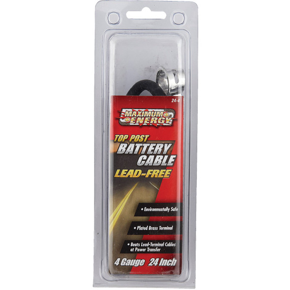 Road Power 24 In. 4 Gauge Top Post Battery Cable 24-4 574988