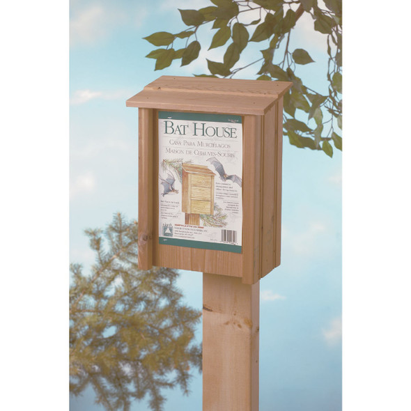 North States 8 In. W. x 15 In. H. x 4.75 In. D. Redwood Bat House 1641 757014