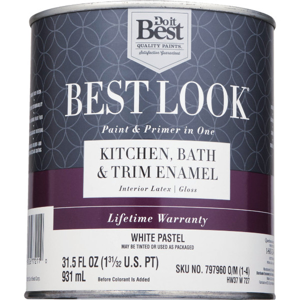 Best Look Gls Wht-Pastl Bath Paint HW37W0727-14 797960