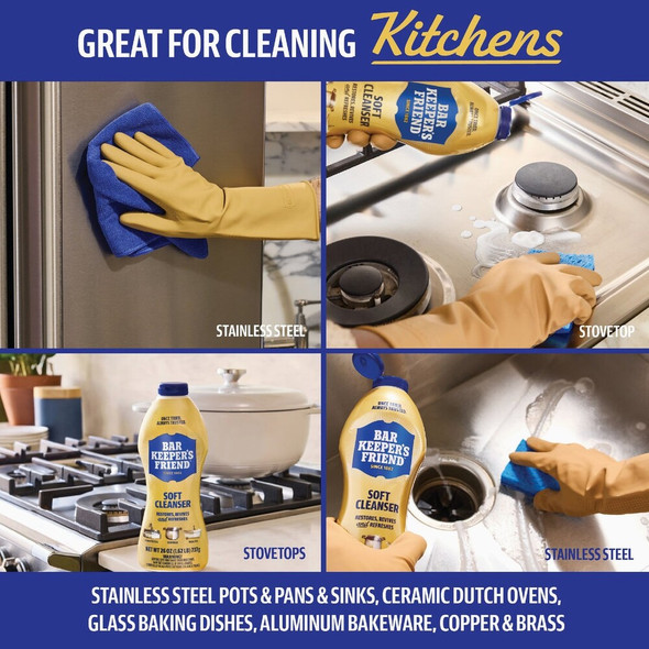 Bar Keepers Friend 26 Oz. All-Purpose Soft Cleanser 11624 626112