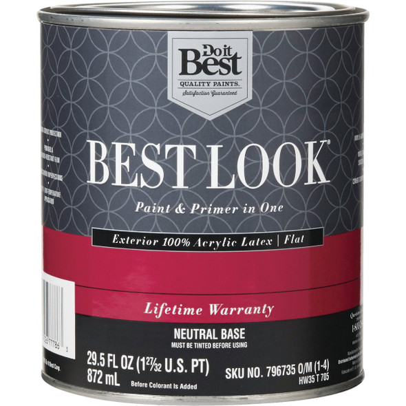 Best Look Ext Flat Neutrl Bs Paint HW35T0705-14