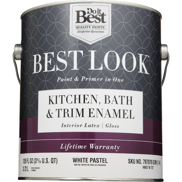Best Look Gls Wht-Pastl Bath Paint HW37W0727-16 797979