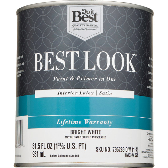 Best Look Int Sat Bright Wht Paint HW33W0826-14 795289