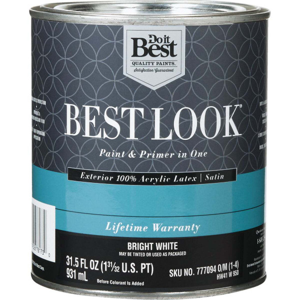 Best Look Ext Sat Bright Wht Paint HW41W0950-14