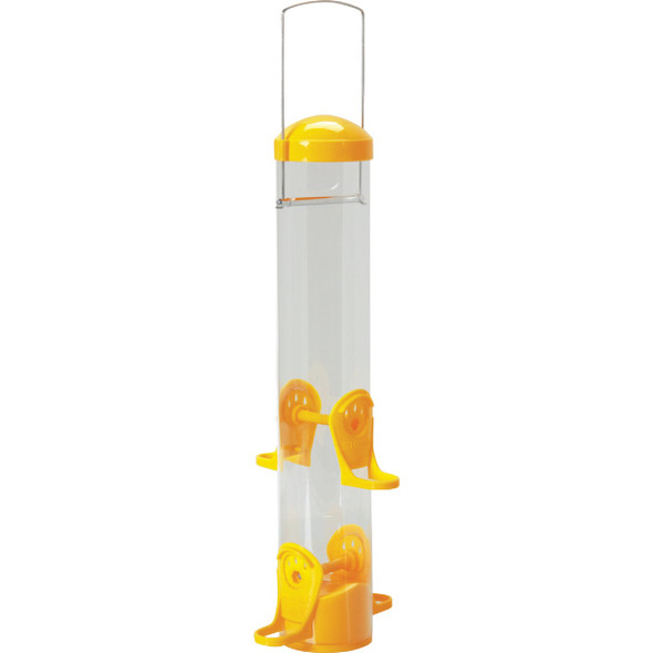 Stokes Select 15.5 In. 1.3 Lb. Capacity Yellow Finch Feeder 38224