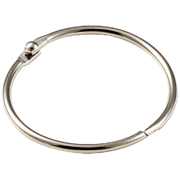 Lucky Line Steel Nickel-Plated 2 In. Key Ring (2-Pack) 24602