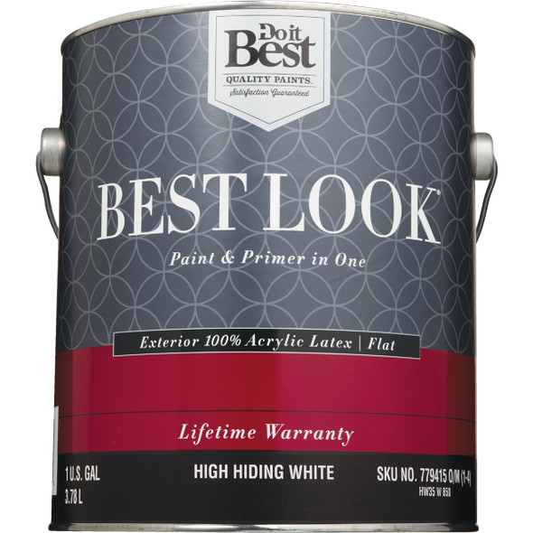 Best Look Ext Flt H Hide Wht Paint HW35W0850-16 779415