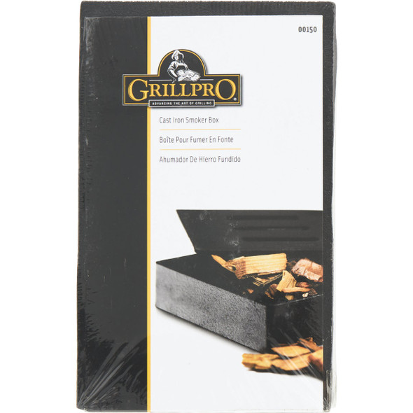 GrillPro 4 In. W. x 5 In. L. Cast Iron Barbeque Smoker Box GrillPro 4 In. W. x 5 In. L. Cast Iron Barbeque Smoker Box