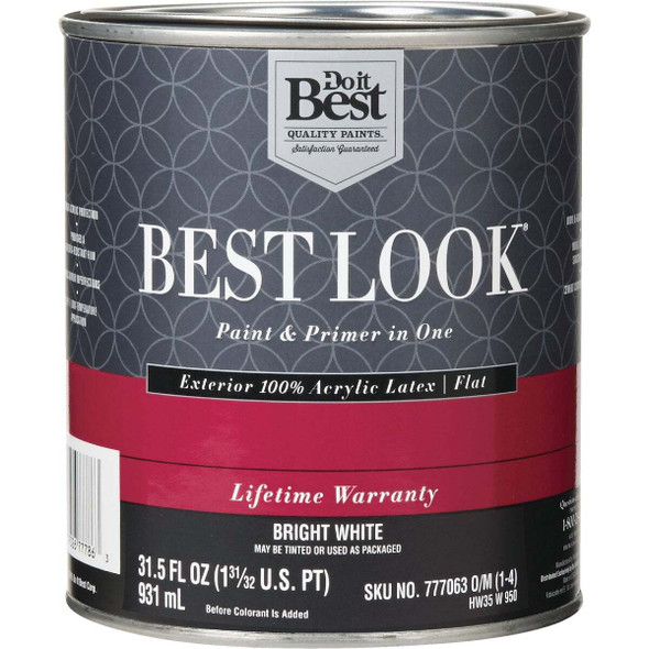 Best Look Ext Flt Bright Wht Paint HW35W0950-14