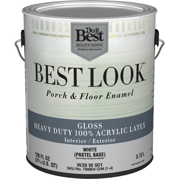 Best Look Wht/Pstl Floor Enamel W39W00901-16