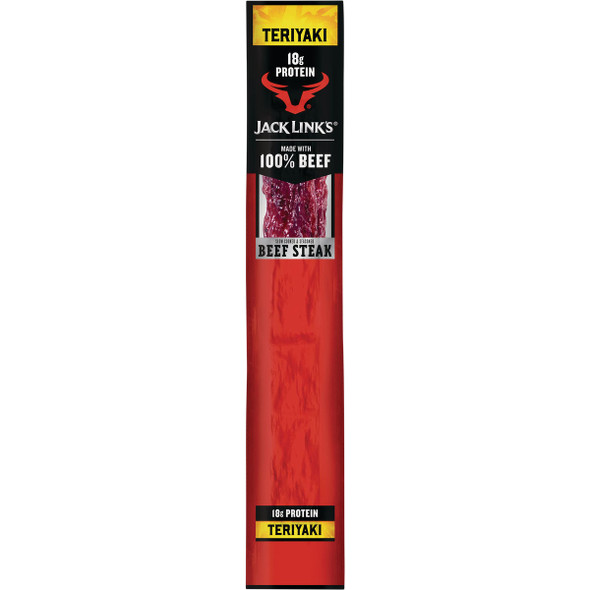 Jack Link's 2 Oz. Teriyaki Beef Steak Jerky 00673 Pack of 12