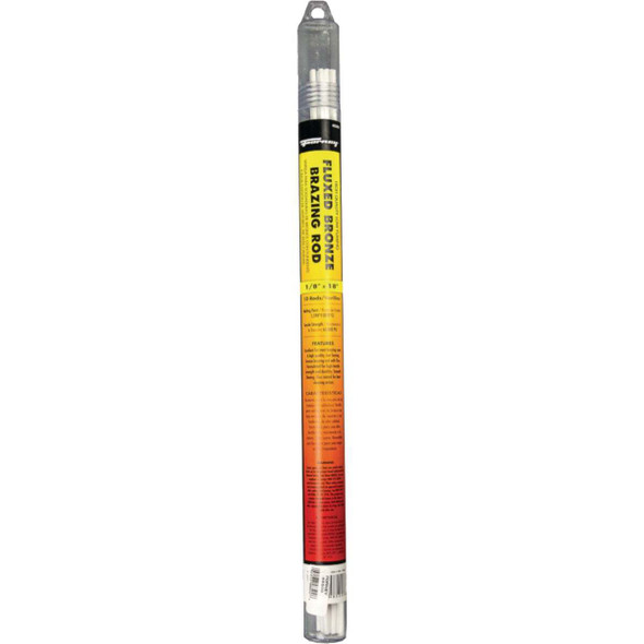 Forney 1/8 In. x 18 In. Fluxed Brazing Rod (10-Pack) 48500