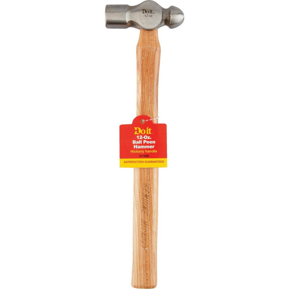 Do it 12 Oz. Steel Ball Peen Hammer with Hickory Handle 357898 357898