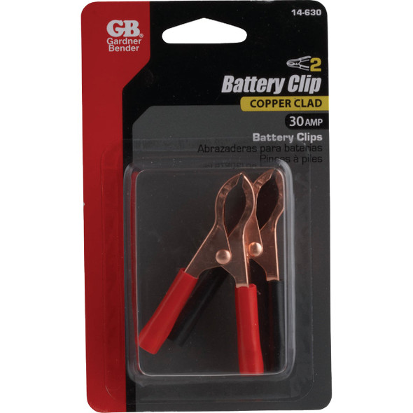 Gardner Bender 30A 3 In. Heavy-Duty Battery Clamp (2-Pack) 14-630 531632