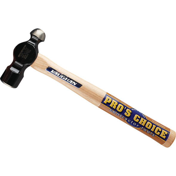 Vaughan 32 Oz. Steel Ball Peen Hammer with Hickory Handle TC432