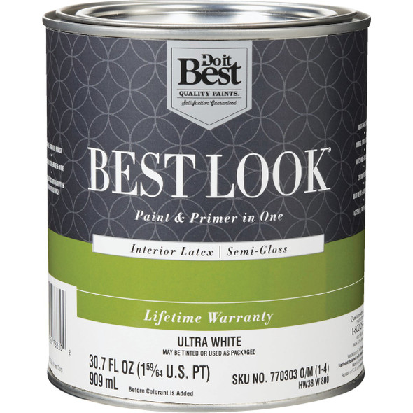 Best Look Int S/G Ultra Wht Paint HW38W0800-14