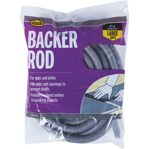 M-D 5/8"x20' Backer Rod 71506