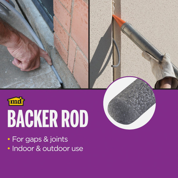 M-D 5-8"x20' Backer Rod 71506 272558